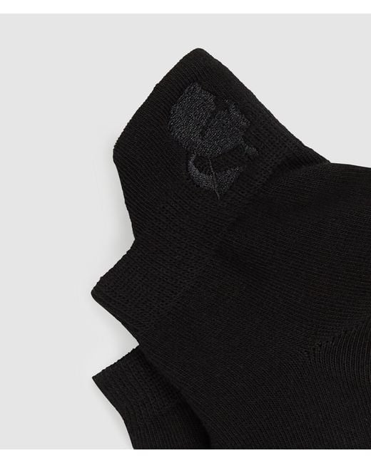 Karl Lagerfeld Black Kameo Short Socks – 5-Pack for men