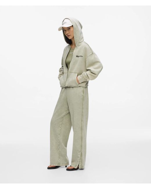 KL Jeans Green Washed Relaxed Sweatpants
