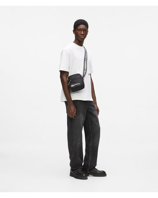 KL Jeans Umhängetasche Aus Nylon, Herren, Größe in Black für Herren