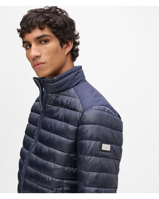 Karl Lagerfeld Blue Lightweight Puffer Jacket for men