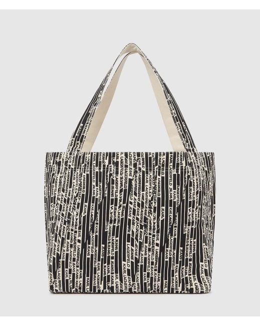 KL Jeans Natural Reversible Linear Logo Shopper for men