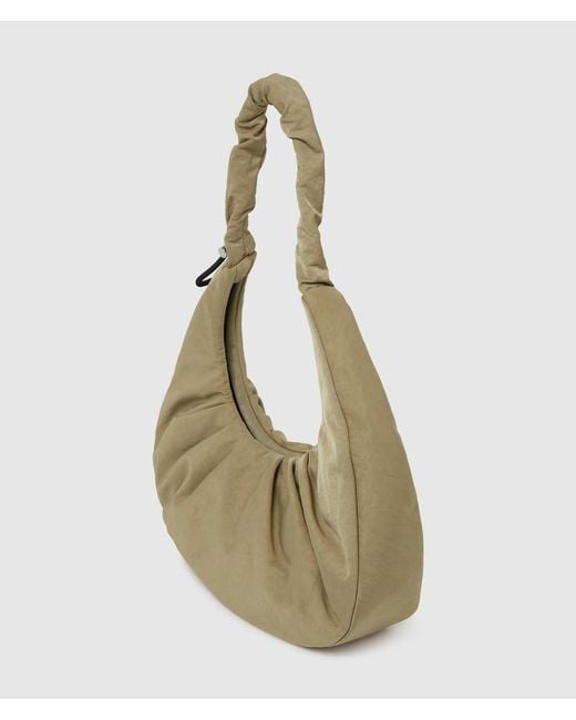 KL Jeans Natural Gathered Hobo Bag