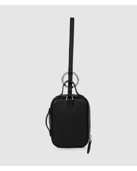 Karl Lagerfeld Black Ikon Suitcase Keychain for men