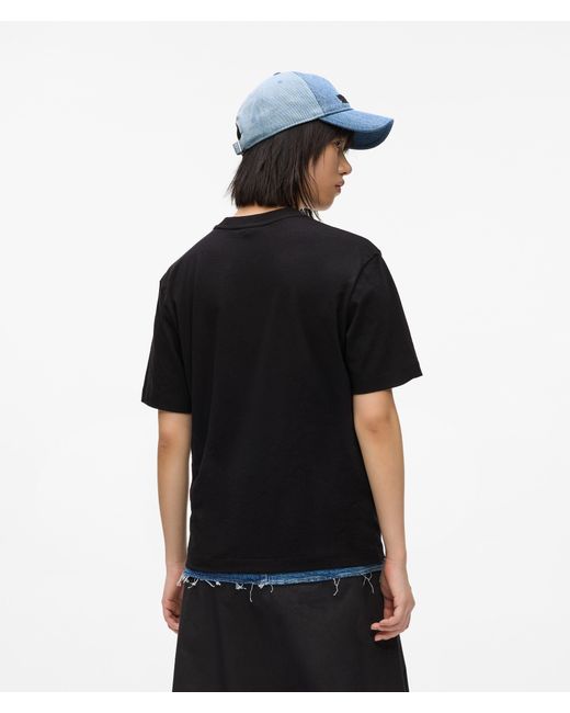 KL Jeans Black Regular-Fit Monogram T-Shirt