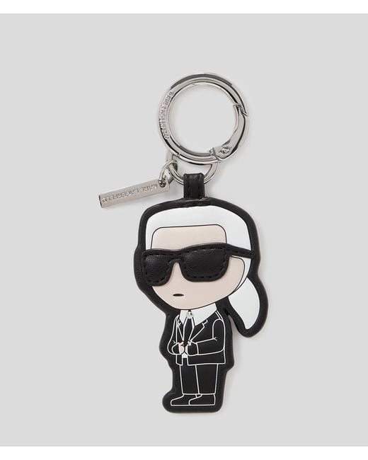 Porte-clés K/ikonik Karl Karl Lagerfeld en coloris White