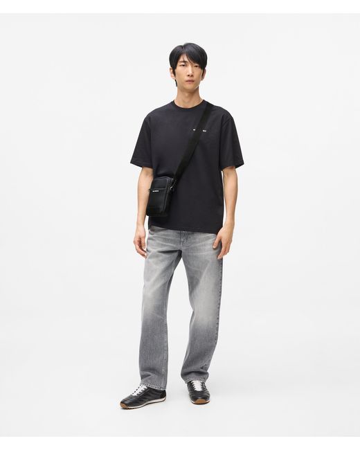 Sac Bandoulière Avec Logo Minimaliste, Homme, Taille Karl Lagerfeld pour homme en coloris Black