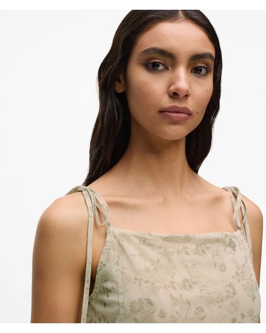KL Jeans White Floral Mesh Maxi Dress