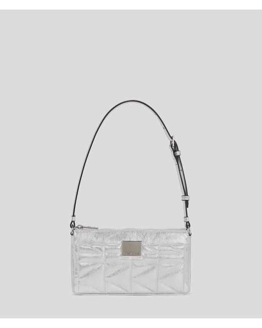 K/kuilt Small Shoulder Bag Karl Lagerfeld en coloris White