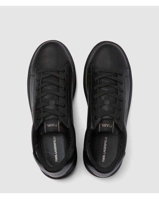 Karl Lagerfeld Black Anakapri Ikon Charm Sneakers