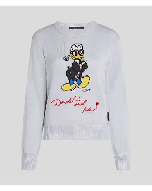 Karl Lagerfeld Blue Disney X Kl Strickpullover, Frau, Größe