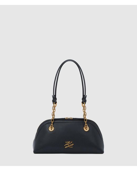 Karl Lagerfeld Blue K/Autograph Small Bowling Bag