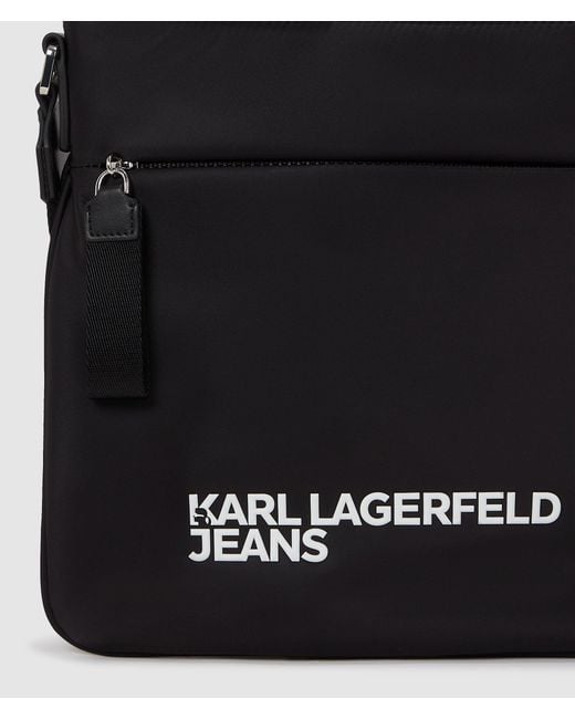 KL Jeans Schmale Umhängetasche Mit Logo, Herren, Größe in Black für Herren