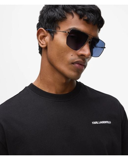 Karl Lagerfeld Black Exclusive Maison De Karl T-Shirt for men