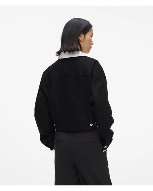 KL Jeans Black And Canvas Jacket
