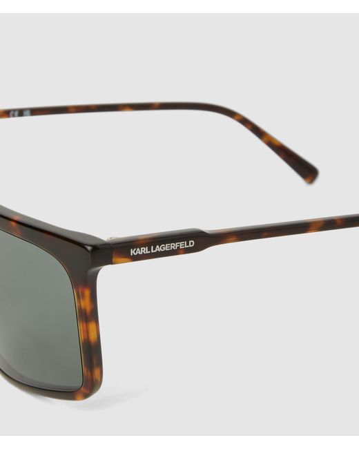 Karl Lagerfeld Gray Navigator Sunglasses for men