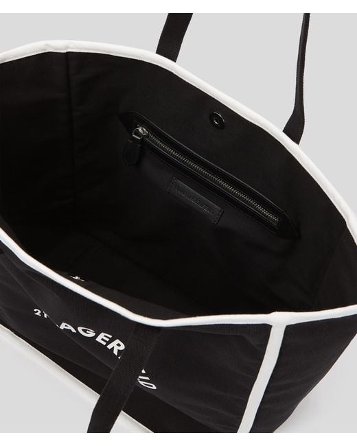 Karl Lagerfeld Black Rue St-guillaume Shopper
