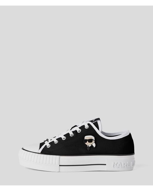 Karl Lagerfeld White K/ikonik Kampus Max Sneakers