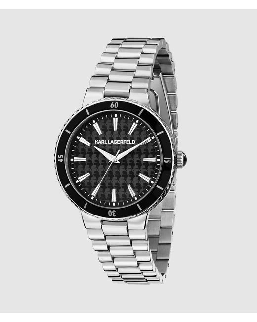 Montre Ronde Kameo, Femme, Taille Karl Lagerfeld en coloris White