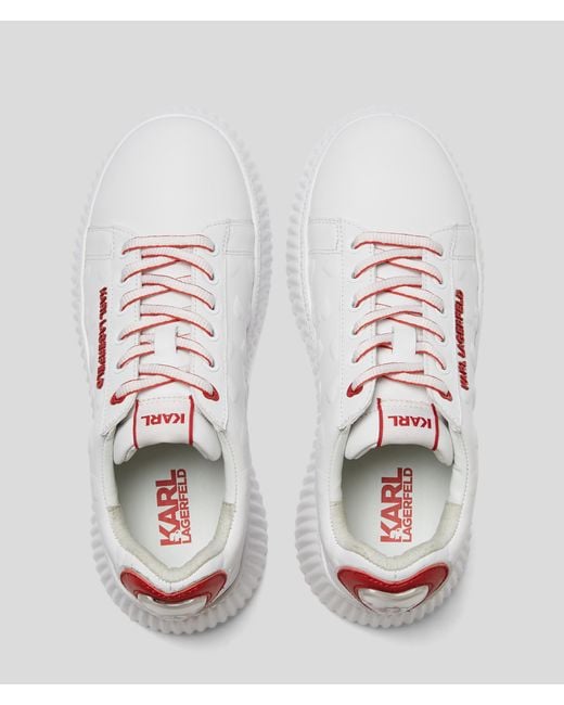 Karl Lagerfeld White Kreeper Valentine Special Sneaker