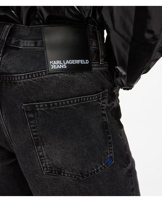 KL Jeans Black Relaxed Jeans for men