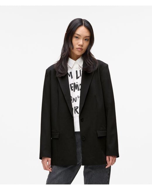 KL Jeans Black Karl Quote Blazer