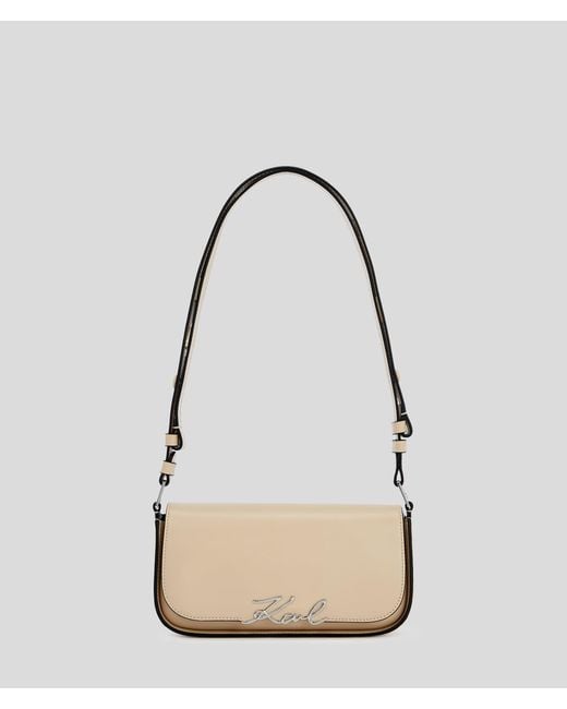 Cabas Femme Karl Lagerfeld - Modèle K/Signature A2W301361AN - Taille Grand, Couleur Natural Tan Beige - Neuf étiqueté