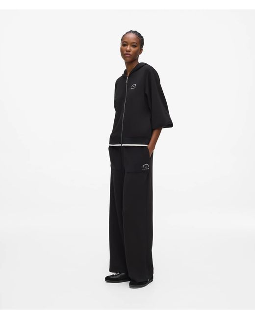 Karl Lagerfeld White Rue St-Guillaume Patch Pocket Sweatpants