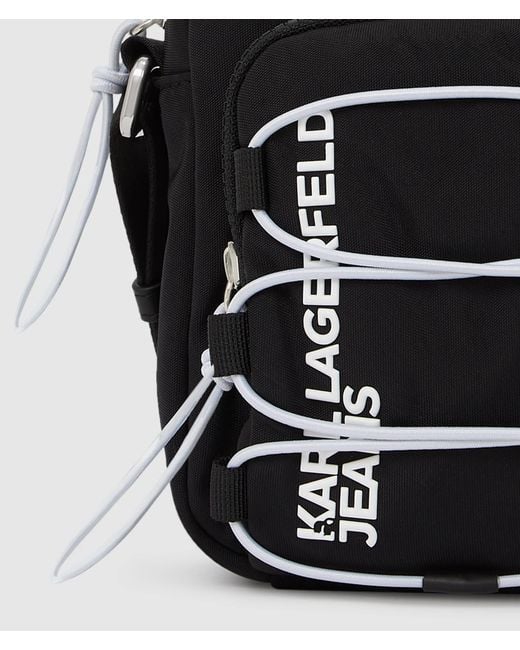 KL Jeans Reporter-Tasche Im Utility-Stil Mit Kordelzug, Herren, Größe in Black für Herren