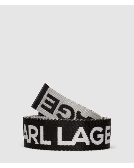 KL Jeans Black Reversible Webbing Belt for men