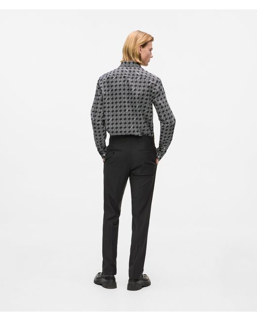 Karl Lagerfeld Blue Slim-Fit Pants for men