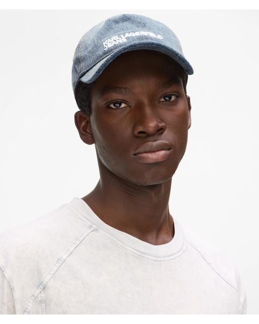 KL Jeans Blue Denim Logo Cap for men
