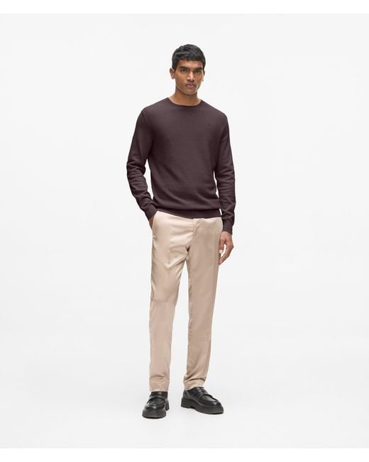 Karl Lagerfeld Red Kameo Crewneck Sweater for men