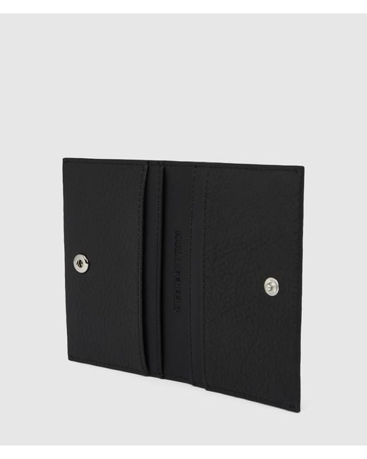 Karl Lagerfeld Black K/Autograph Patch Bifold Wallet