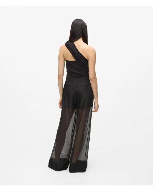 Karl Lagerfeld White Organza Pants
