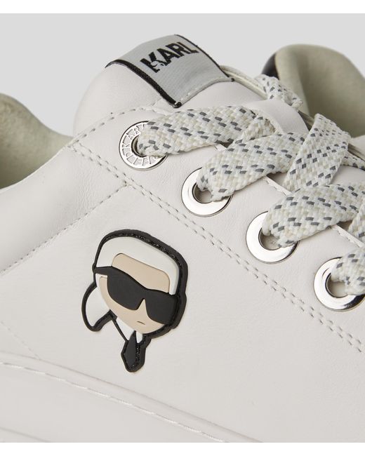 Karl Lagerfeld White Ikon Nft Kapri Lug Sneakers