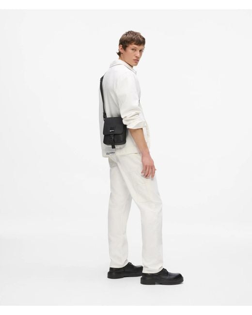 KL Jeans Black Venture Reporter Bag for men