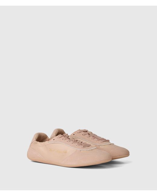 Karl Lagerfeld Natural Altia Low Sneakers