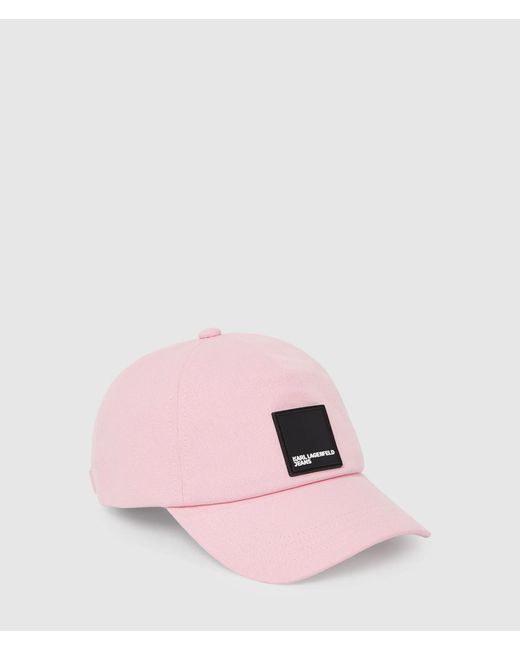 KL Jeans Pink Logo Patch Cap