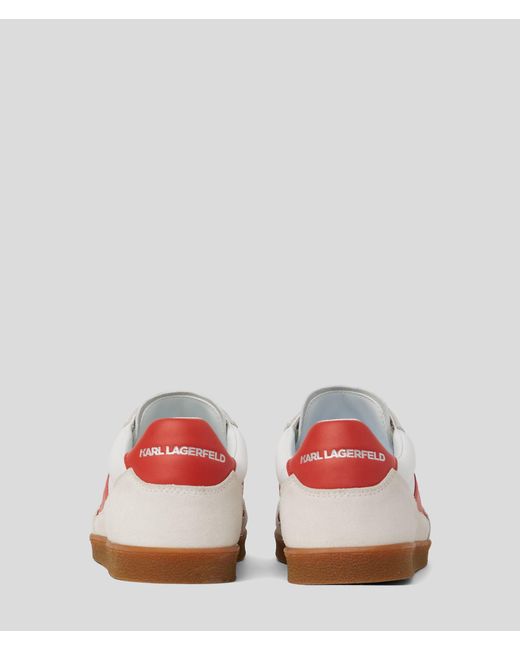 Karl Lagerfeld Pink Kandidate Lace Sneakers