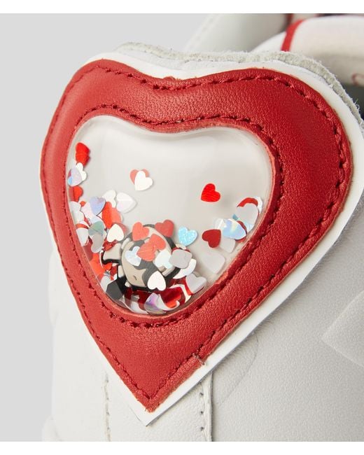 Karl Lagerfeld White Kreeper Valentine Special Sneaker