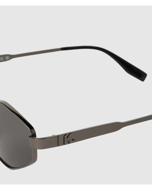 Karl Lagerfeld Multicolor Monogram Geometric Sunglasses