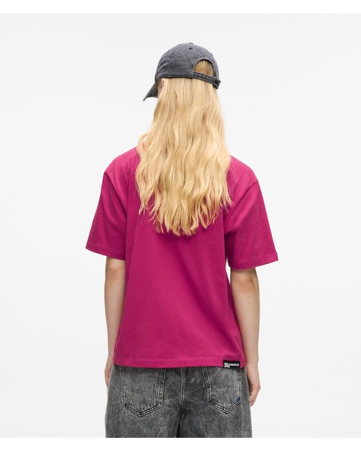 KL Jeans Pink Logo T-Shirt
