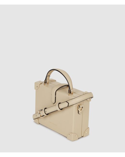 Karl Lagerfeld Natural K/Autograph Padlock Trunk Bag