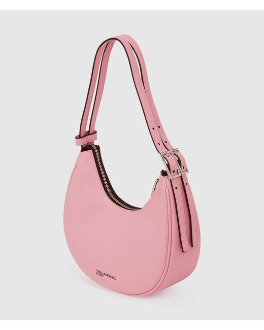 KL Jeans Pink Twin Strap Moon Bag