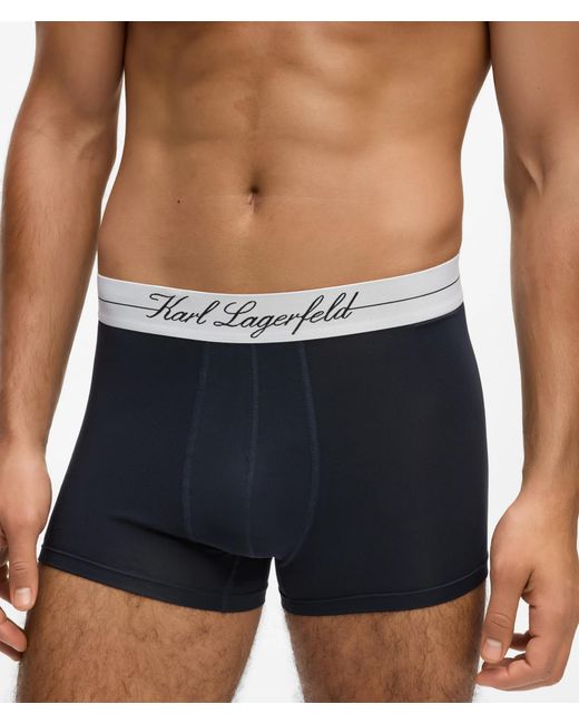 Karl Lagerfeld Blue Hotel Karl Trunks – 3-Pack for men