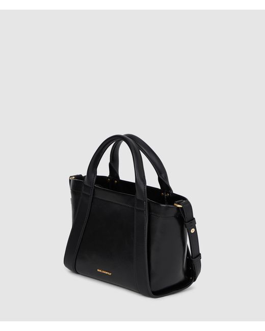 Karl Lagerfeld Black K/Ville Small Studded Tote Bag