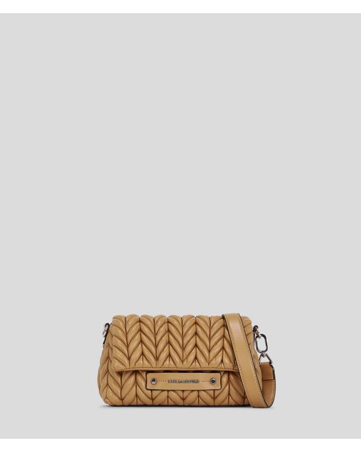 Karl Lagerfeld Natural K/Weave Umhängetasche, Frau, Größe