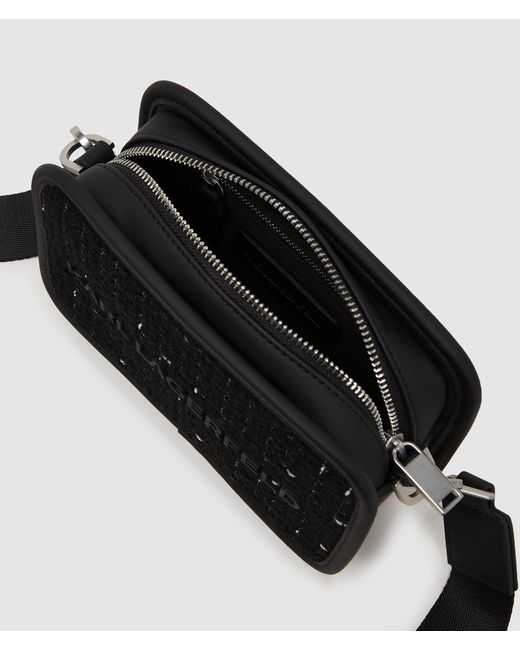 Karl Lagerfeld Boucle-Kameratasche in Black für Herren