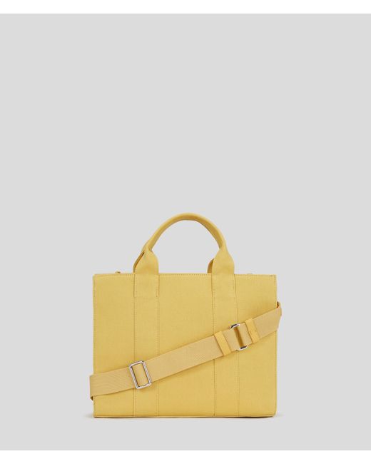 Karl Lagerfeld Yellow Rue St-guillaume Medium Square Tote Bag