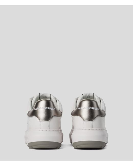 Karl Lagerfeld White Rue St-guillaume Kapri Lug Sneakers